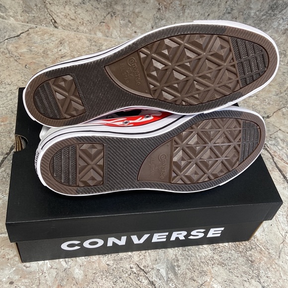 NEW| Converse Chuck Taylor All Star Archive Flames Unisex Shoes - Picture 15 of 15